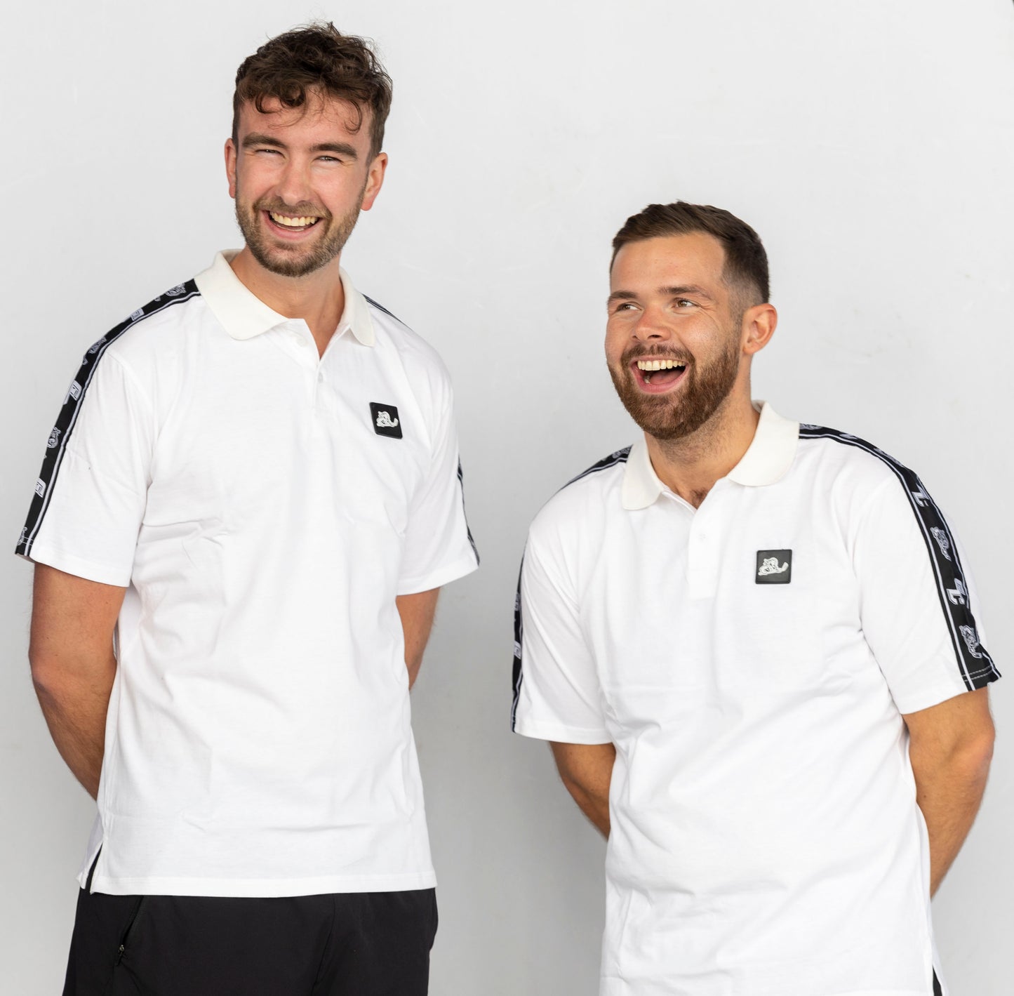 White tape Polo shirt