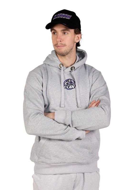 Grey Graphic Clangus Hood