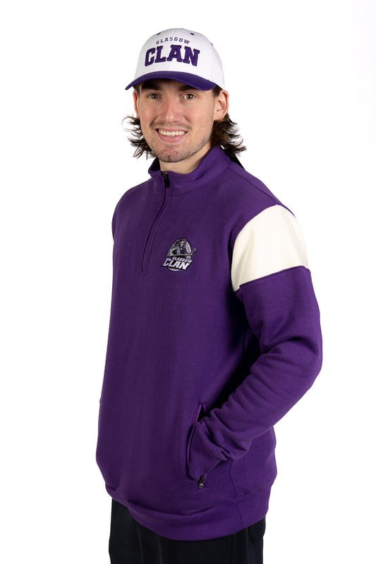 Purple 1/4 zip