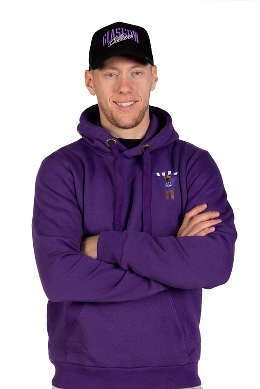 Purple Clangus with Scarf Hood